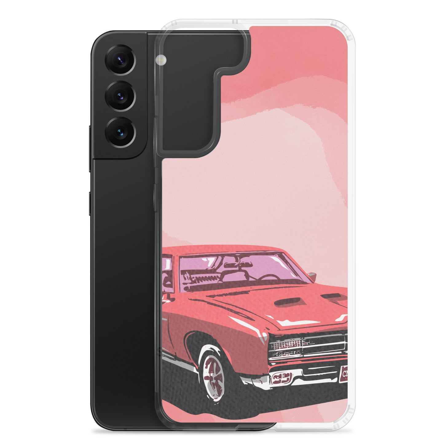 Pink Car - Clear Case