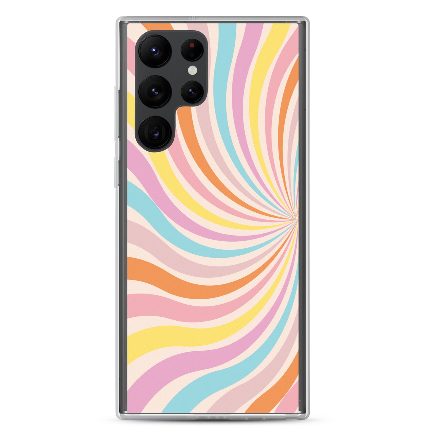 Rainbow Swirls - Clear Case