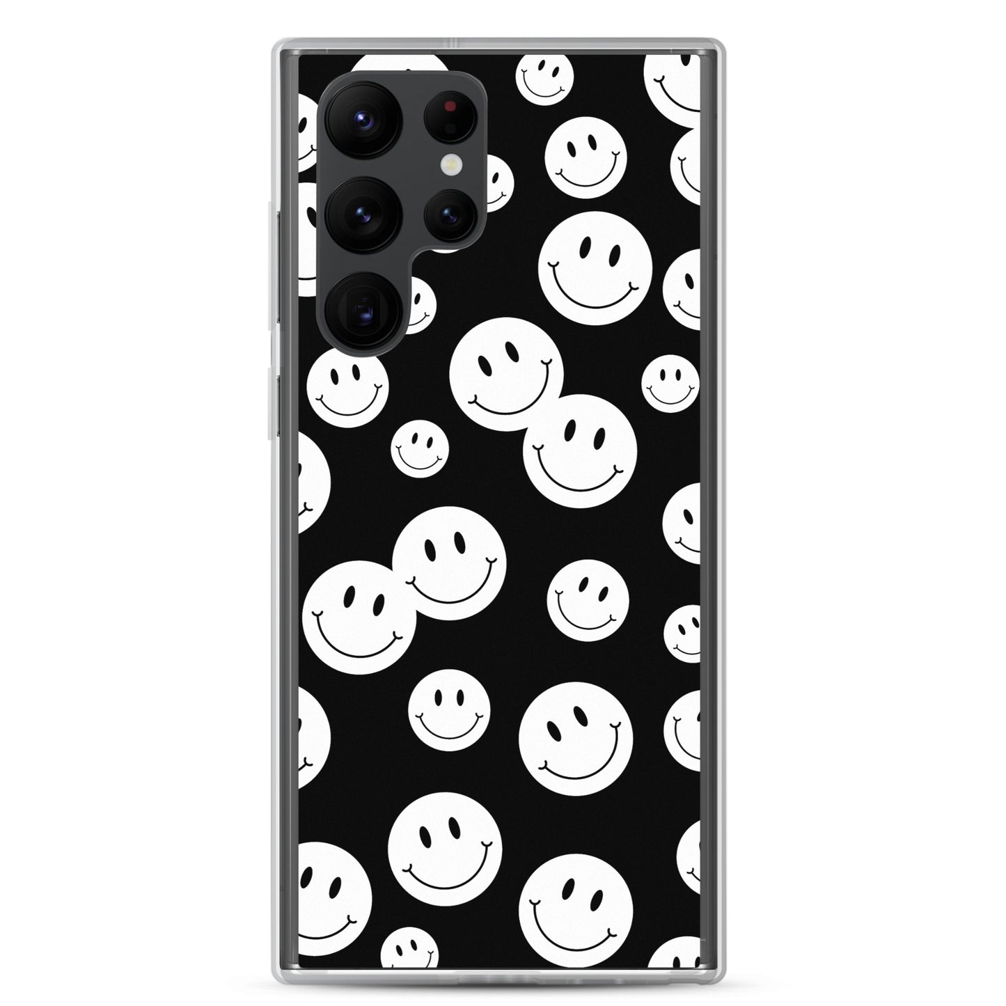 Black and White Smile - Clear Case