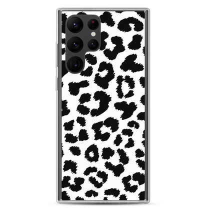 Black Leopard Print - Clear Case