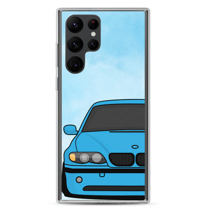 Blue Car - Clear Case