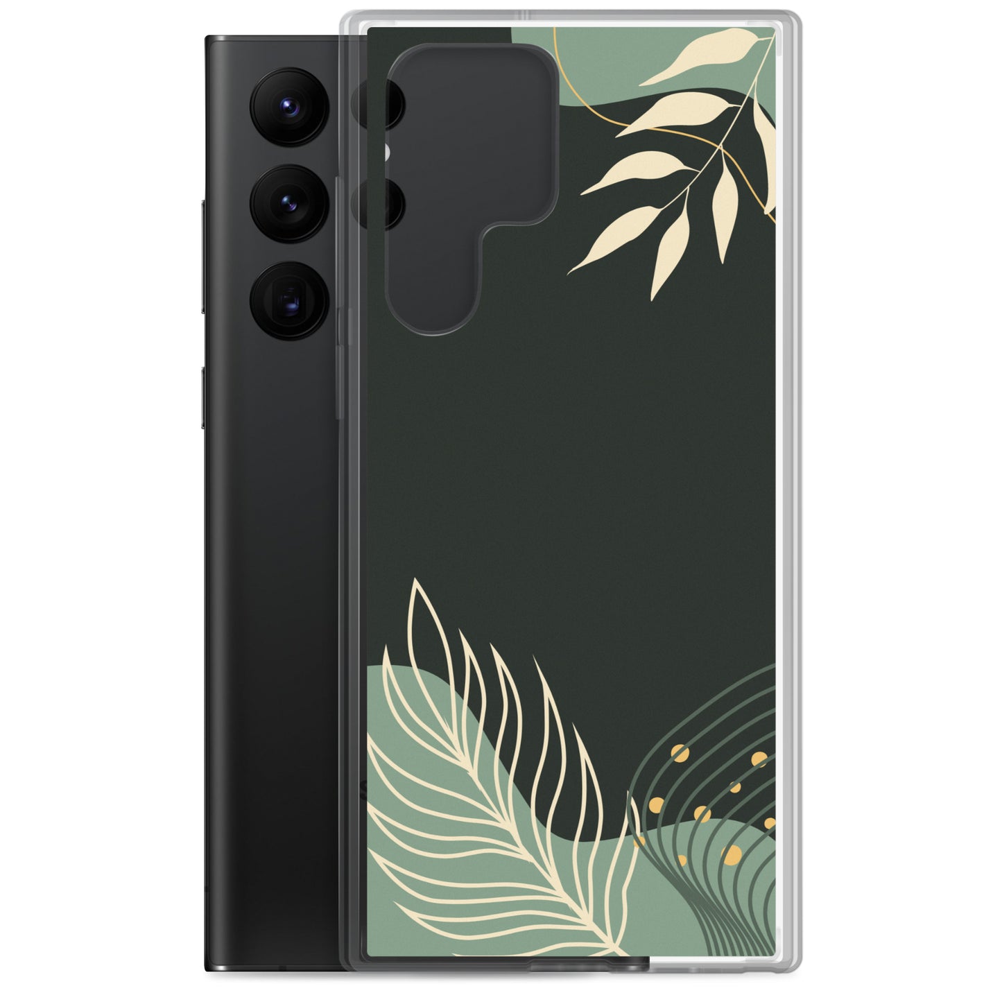 Floral Greenery - Clear Case