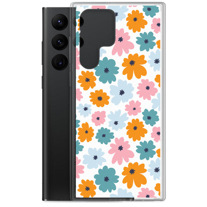 Multicoloured Flowers - Clear Case