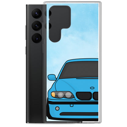 Blue Car - Clear Case