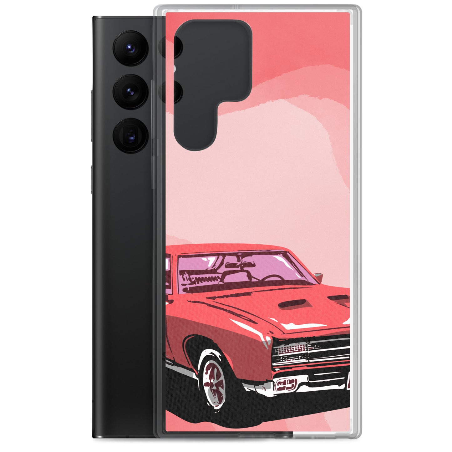 Pink Car - Clear Case