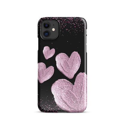 Pink Hearts - Snap Case