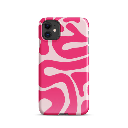 Pink Swirls - Snap Case