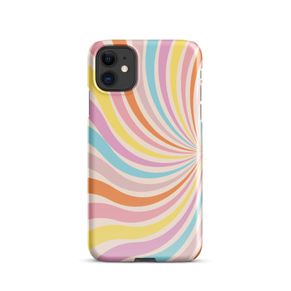 Rainbow Swirls - Snap Case