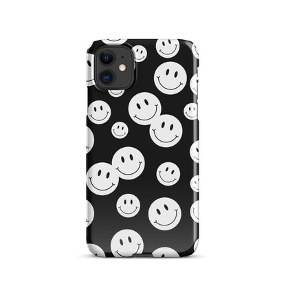 Black and White Smile - Snap Case