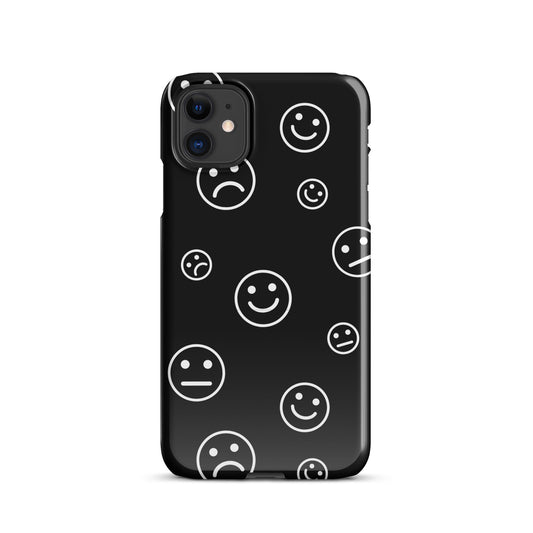 Black and White Faces - Snap Case