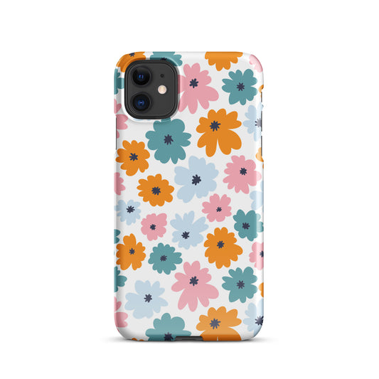 Multicoloured Flowers - Snap Case