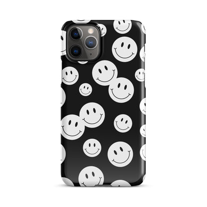 Black and White Smile - Snap Case