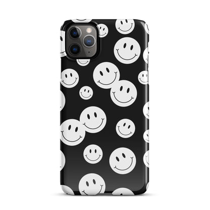 Black and White Smile - Snap Case