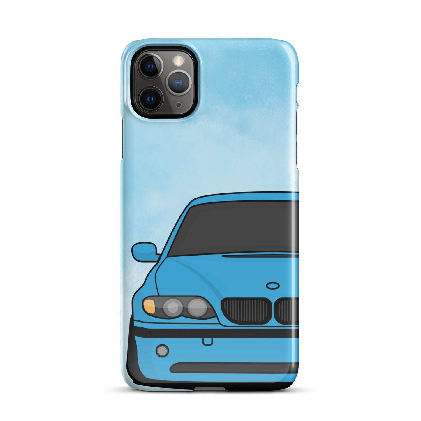 Blue Car - Snap Case