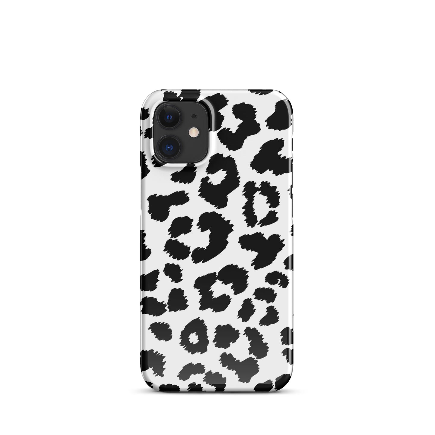 Black Leopard Print - Snap Case