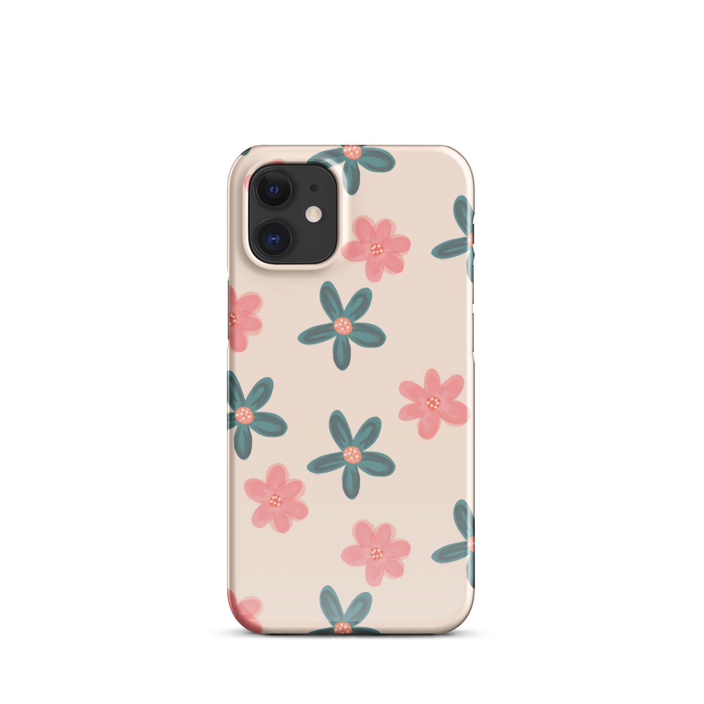 Red and Green Flowers - Snap Case