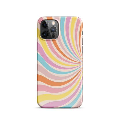 Rainbow Swirls - Snap Case