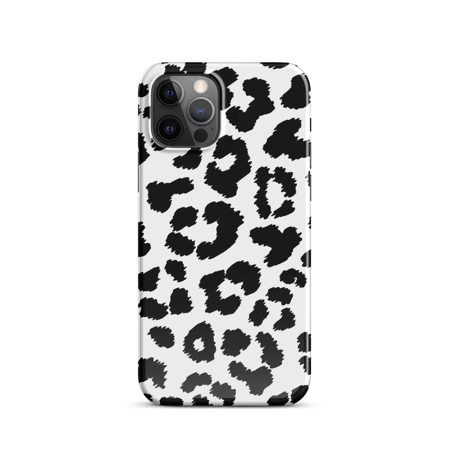 Black Leopard Print - Snap Case