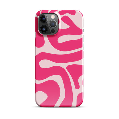 Pink Swirls - Snap Case