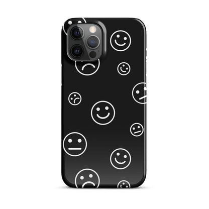 Black and White Faces - Snap Case