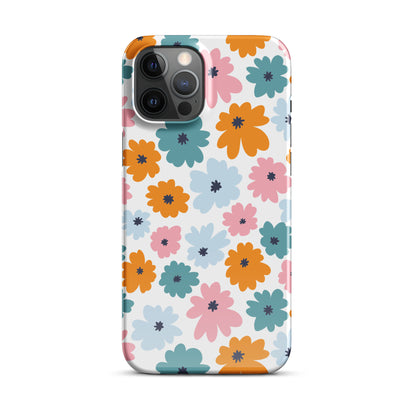 Multicoloured Flowers - Snap Case