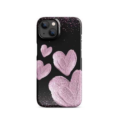 Pink Hearts - Snap Case