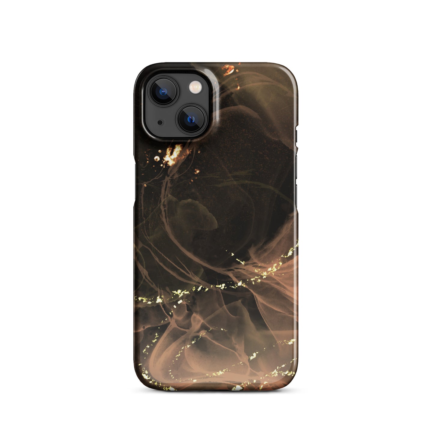 Gold Smoke Screen - Snap Case