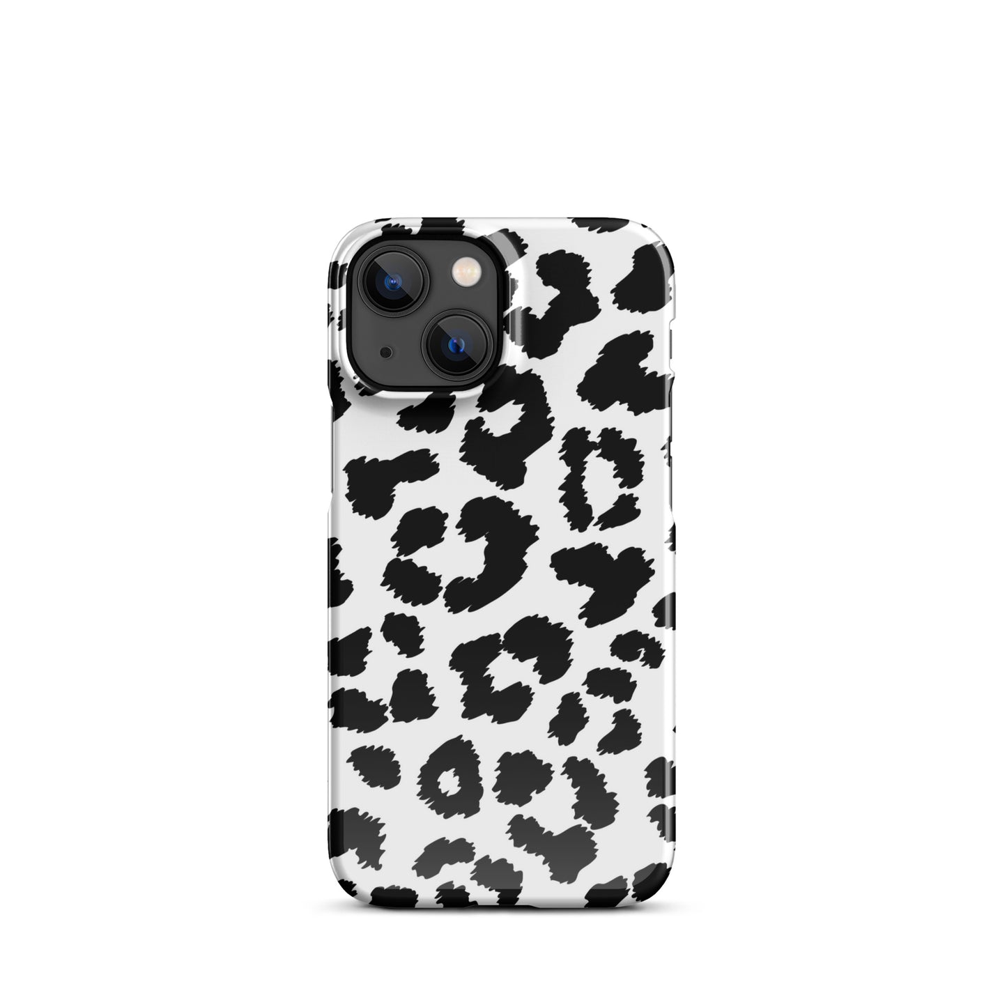 Black Leopard Print - Snap Case