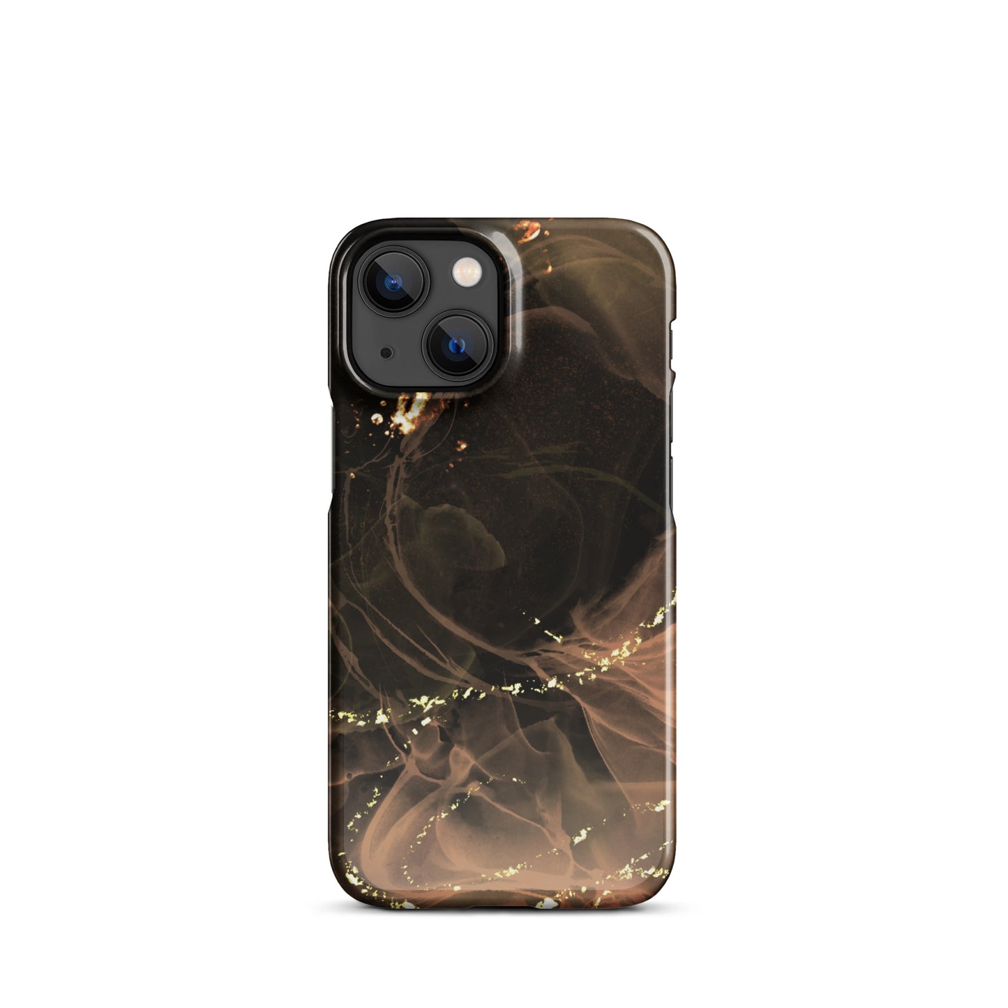 Gold Smoke Screen - Snap Case