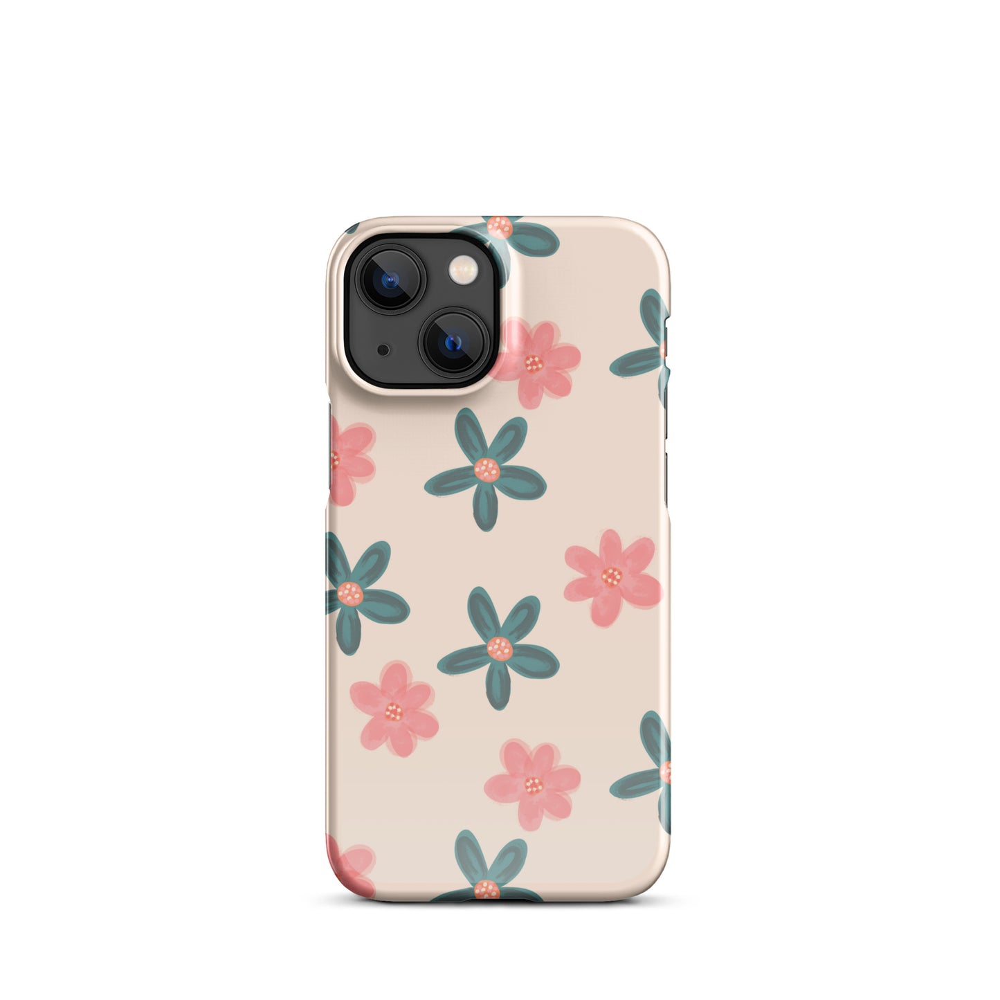 Red and Green Flowers - Snap Case