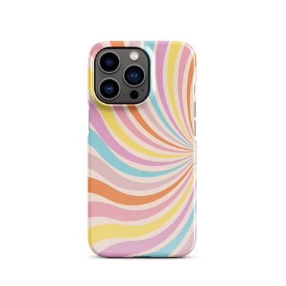 Rainbow Swirls - Snap Case