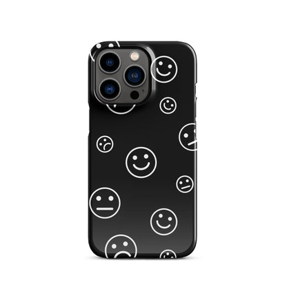 Black and White Faces - Snap Case