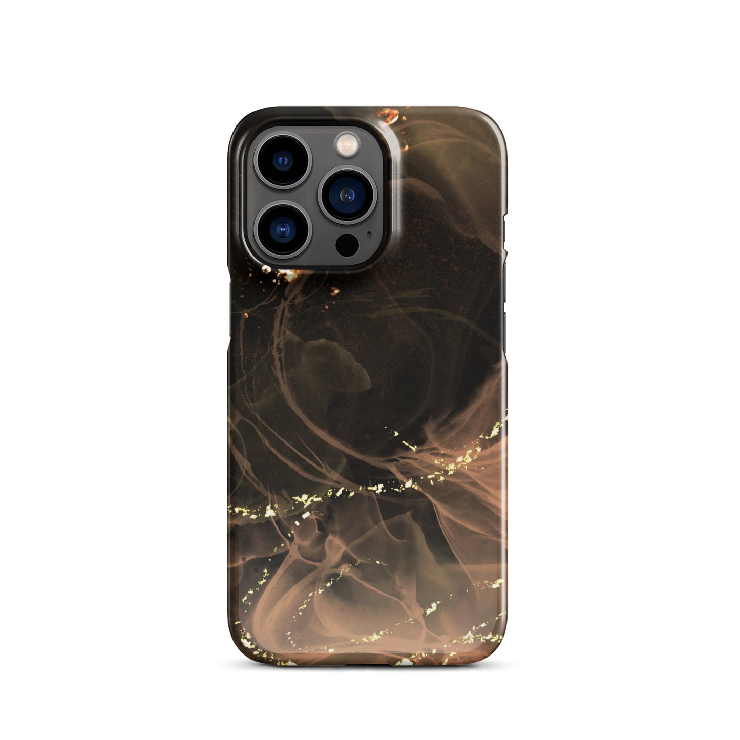 Gold Smoke Screen - Snap Case