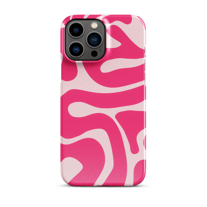 Pink Swirls - Snap Case