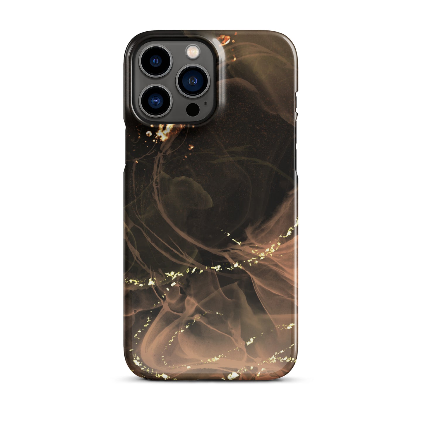 Gold Smoke Screen - Snap Case