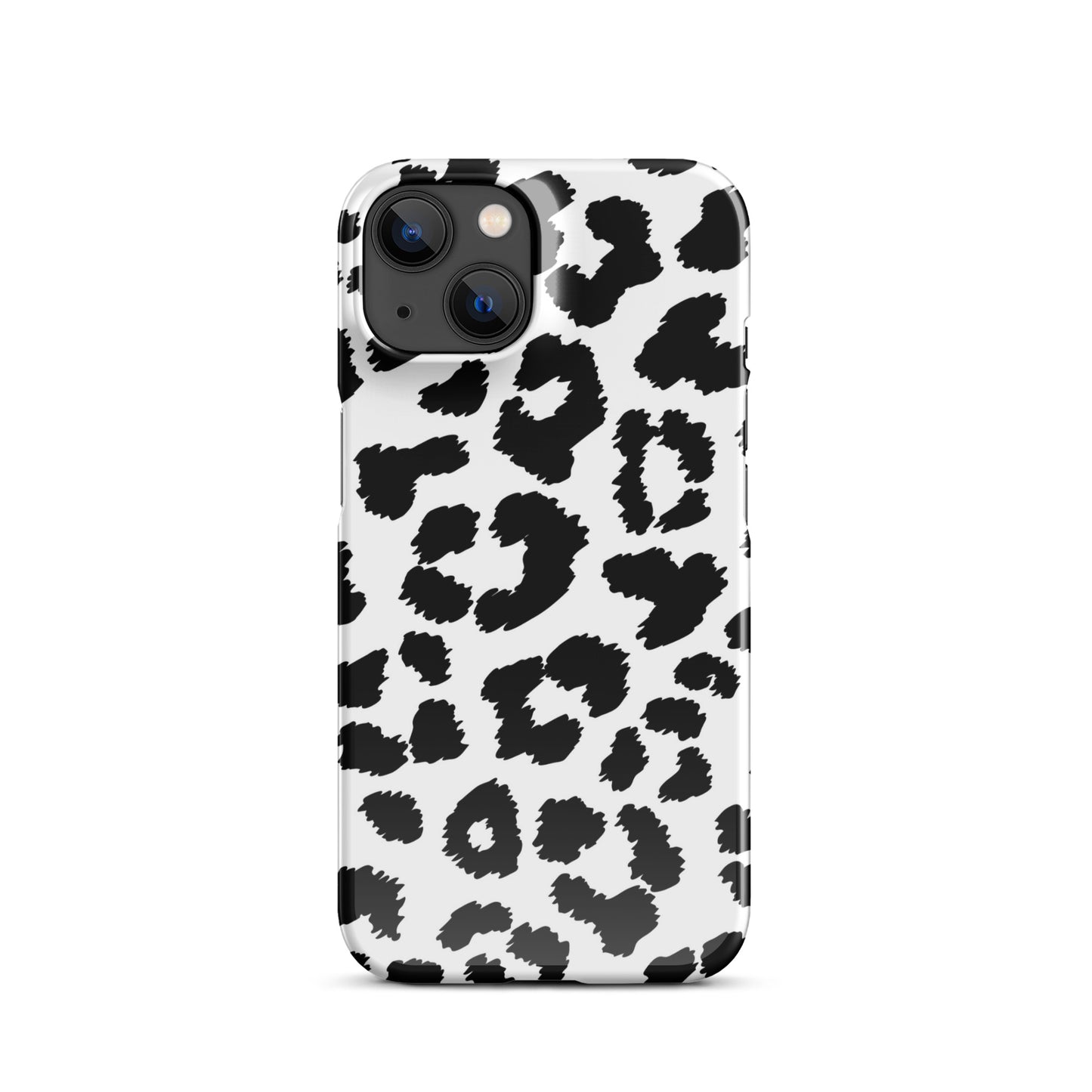 Black Leopard Print - Snap Case