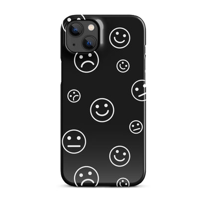 Black and White Faces - Snap Case