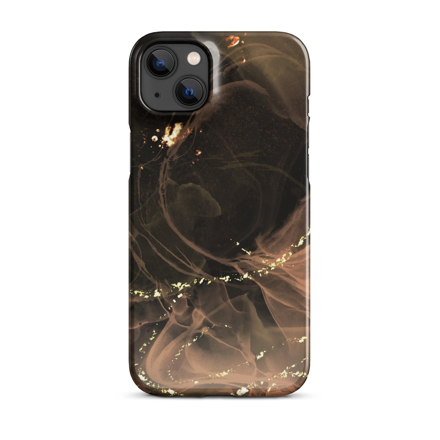 Gold Smoke Screen - Snap Case