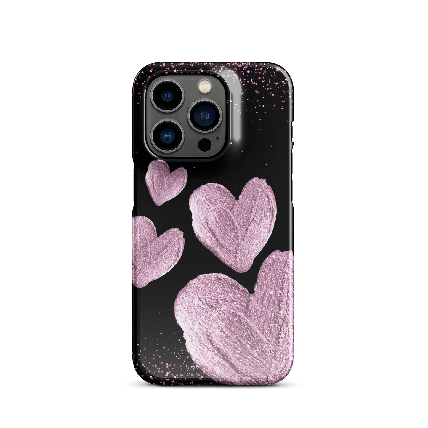 Pink Hearts - Snap Case