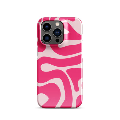 Pink Swirls - Snap Case