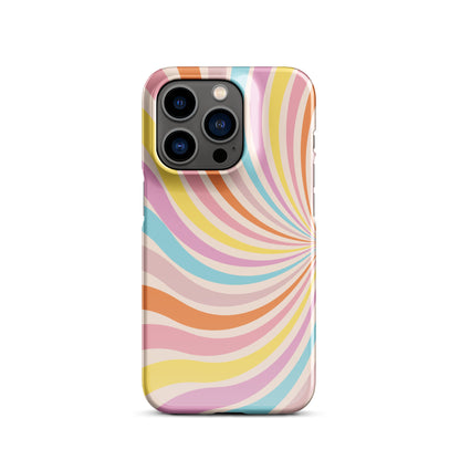 Rainbow Swirls - Snap Case