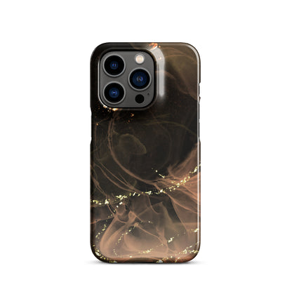 Gold Smoke Screen - Snap Case