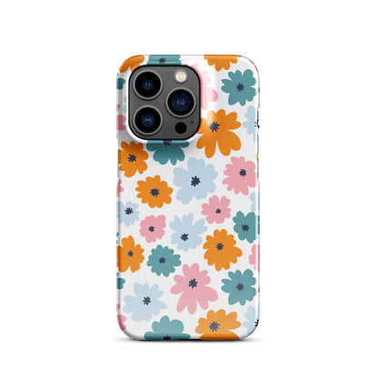 Multicoloured Flowers - Snap Case