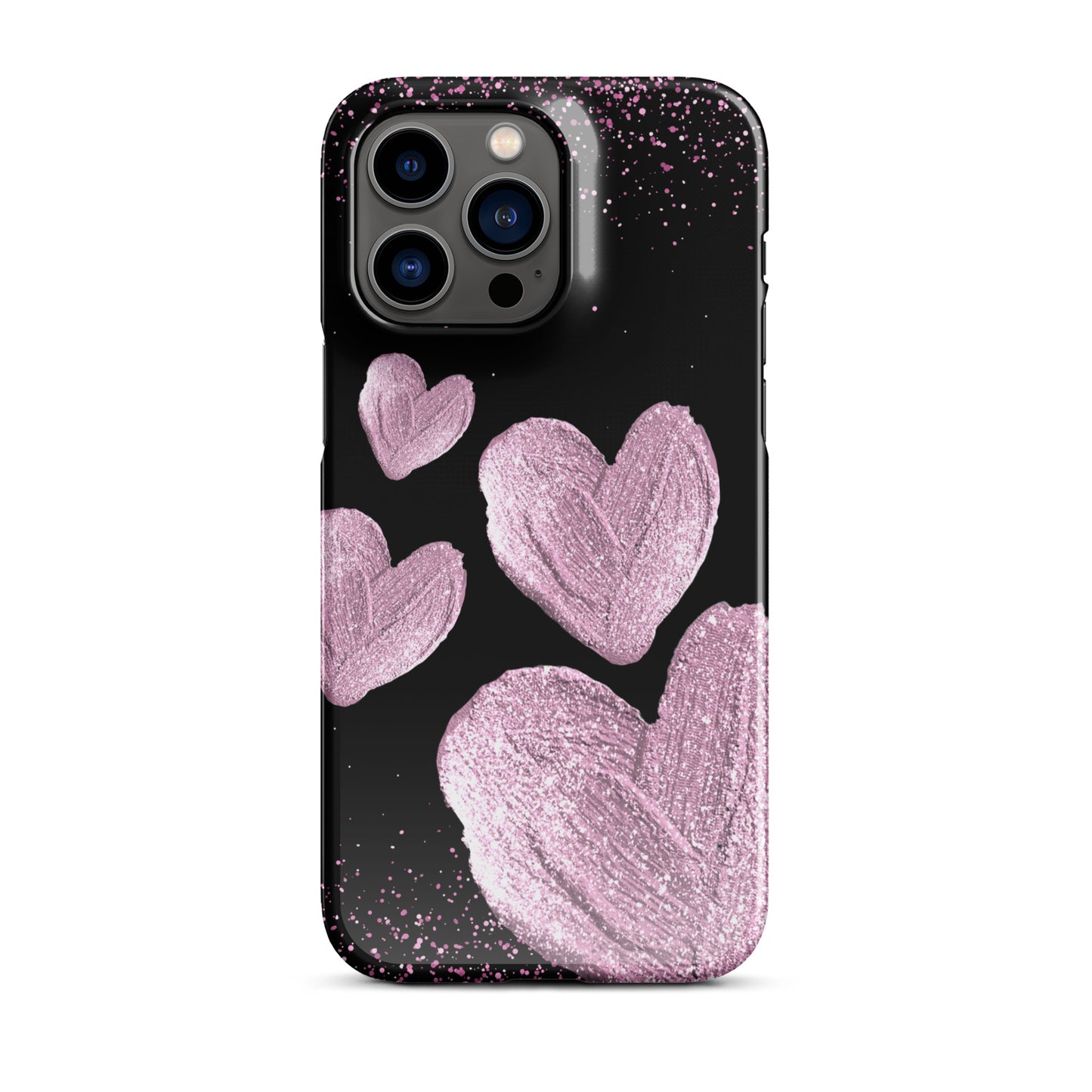 Pink Hearts - Snap Case