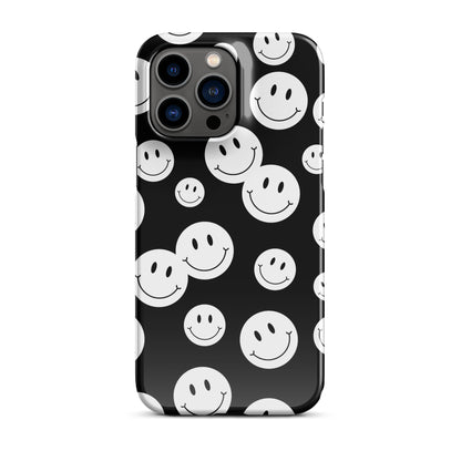 Black and White Smile - Snap Case