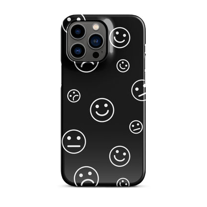 Black and White Faces - Snap Case