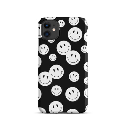 Black and White Smile - Snap Case