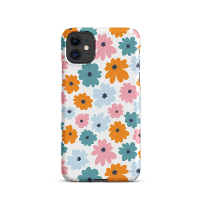 Multicoloured Flowers - Snap Case