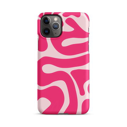 Pink Swirls - Snap Case