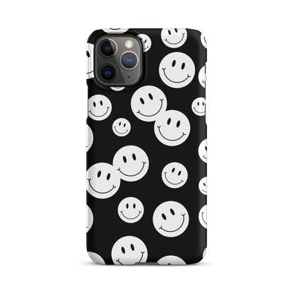 Black and White Smile - Snap Case